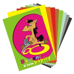 Ordner aus farbigem Papier A4 - 8 Blatt/Ordner